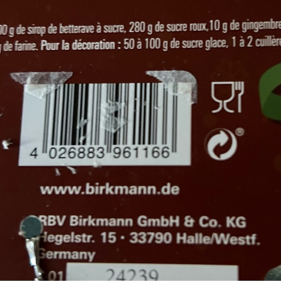 Birkmann Christmas Dinosaur Cookie Cutter 6" Metal Oversized NEW w/Recipe - Picture 2 of 2